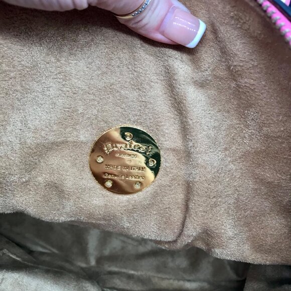 Pratesi Firenze Azalea Pink Versilia Italian Leather Satchel Bag - Picture 11 of 11